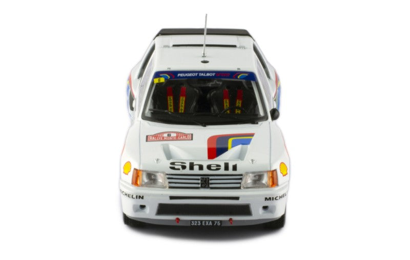 24RAL024B PEUGEOT 205 T16 #6 T.SALONEN - S.HARJANNE RALLYE MONTE CARLO 1985