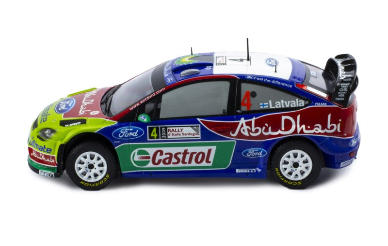 24RAL027A FORD FOCUS RS WRC 2009 #4 J-M.LATVALLA - M.ANTTILA WINNER RALLY SARDEGNA 2009