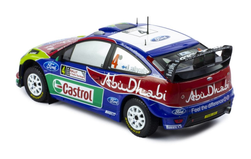 24RAL027A FORD FOCUS RS WRC 2009 #4 J-M.LATVALLA - M.ANTTILA WINNER RALLY SARDEGNA 2009