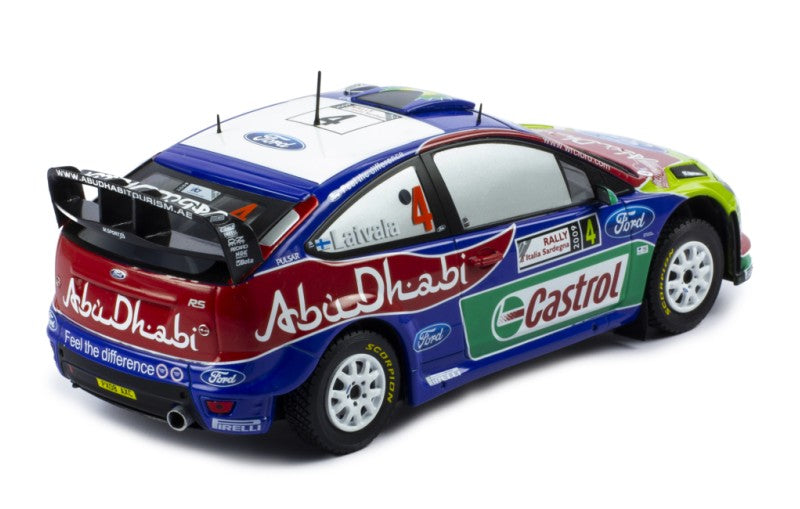 24RAL027A FORD FOCUS RS WRC 2009 #4 J-M.LATVALLA - M.ANTTILA WINNER RALLY SARDEGNA 2009