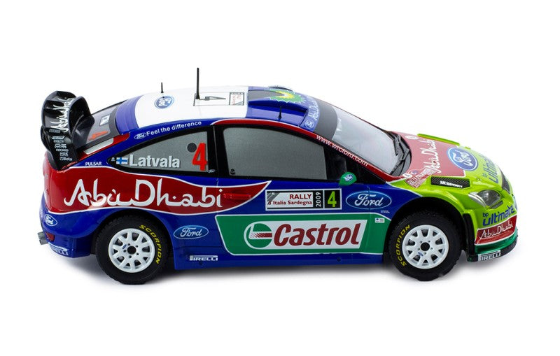 24RAL027A FORD FOCUS RS WRC 2009 #4 J-M.LATVALLA - M.ANTTILA WINNER RALLY SARDEGNA 2009