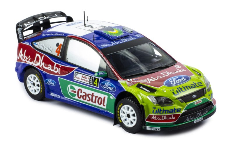 24RAL027A FORD FOCUS RS WRC 2009 #4 J-M.LATVALLA - M.ANTTILA WINNER RALLY SARDEGNA 2009