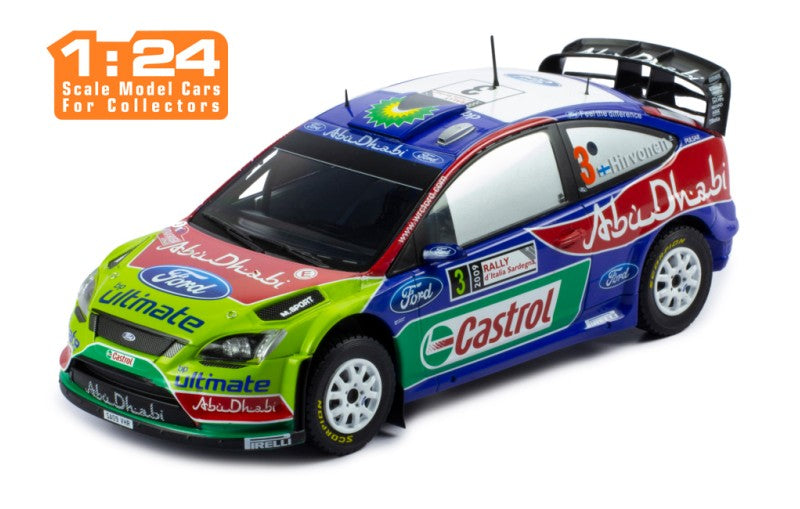 24RAL027B FORD FOCUS RS WRC 2009 #3 M.HIRVONEN - J.LEHTINEN RALLY SARDEGNA 2009
