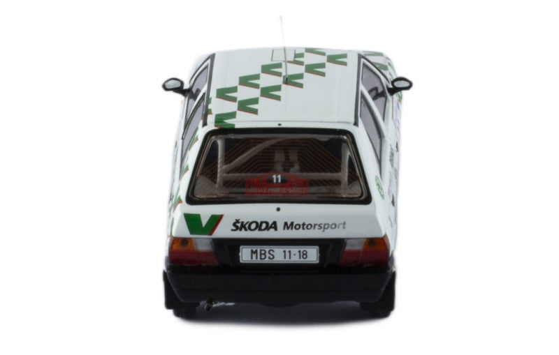 RAC414B SKODA FAVORIT 136L #11 E.TRINER - J.KLIMA RALLYE MONTE-CARLO 1993