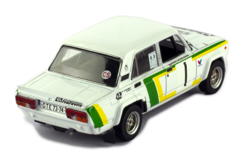 RAC421 LADA 2105 VFTS #1 V.BLAHNA - P.SCHOVANEK BARUM RALLYE VLTAVA PRIBRAM 1988