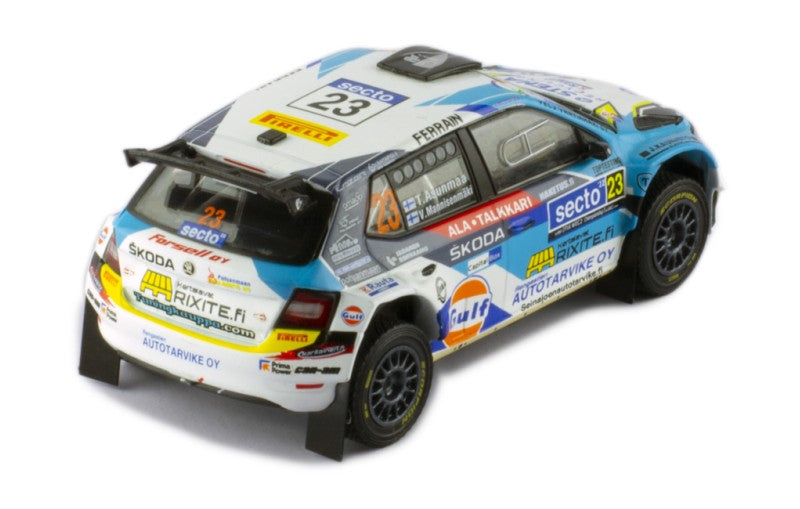 RAM867LQ SKODA FABIA RALLY2 EVO #23 T.ASUNMAA - V.MANNISENMAKI RALLY FINLAND 2022