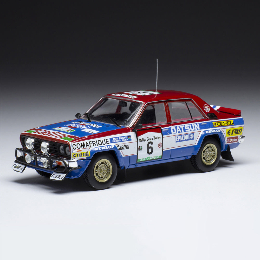 RAC403B 日産 ダットサン バイオレット GT 1981年コートジボワールラリー #6 S.Mehta/M.Doughty