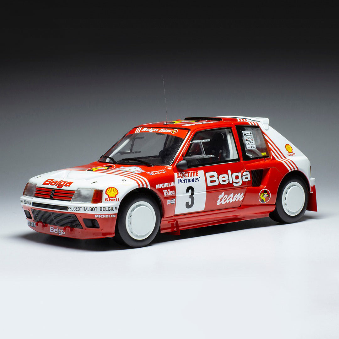 18RMC135 プジョー 205 T16 1985年イープルラリー #3 B.Darniche/A.Mahe