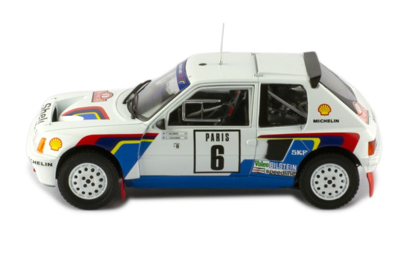 24RAL024B PEUGEOT 205 T16 #6 T.SALONEN - S.HARJANNE RALLYE MONTE CARLO 1985