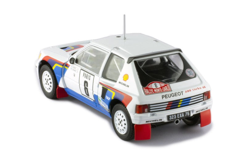 24RAL024B PEUGEOT 205 T16 #6 T.SALONEN - S.HARJANNE RALLYE MONTE CARLO 1985