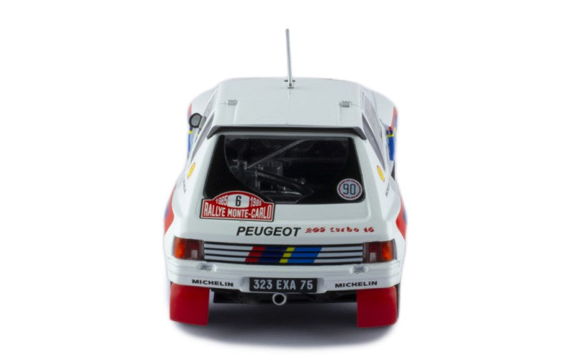 24RAL024B PEUGEOT 205 T16 #6 T.SALONEN - S.HARJANNE RALLYE MONTE CARLO 1985