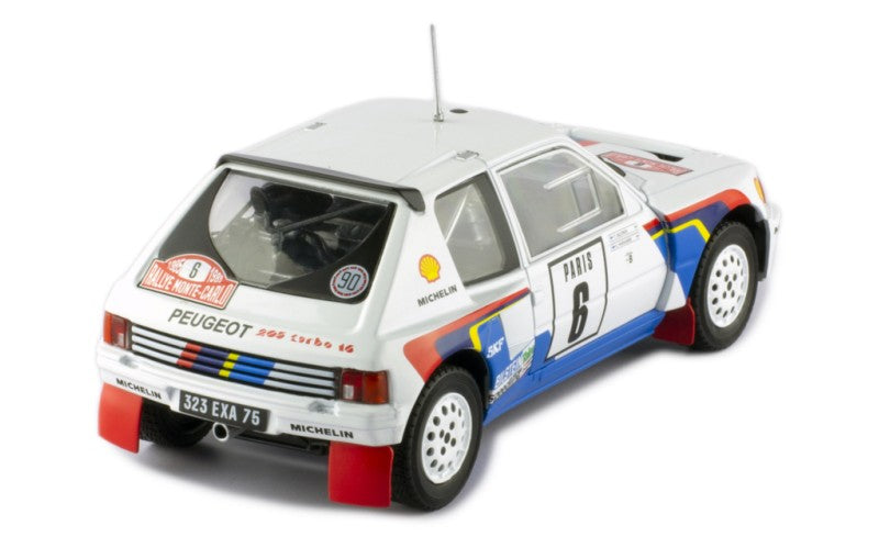 24RAL024B PEUGEOT 205 T16 #6 T.SALONEN - S.HARJANNE RALLYE MONTE CARLO 1985