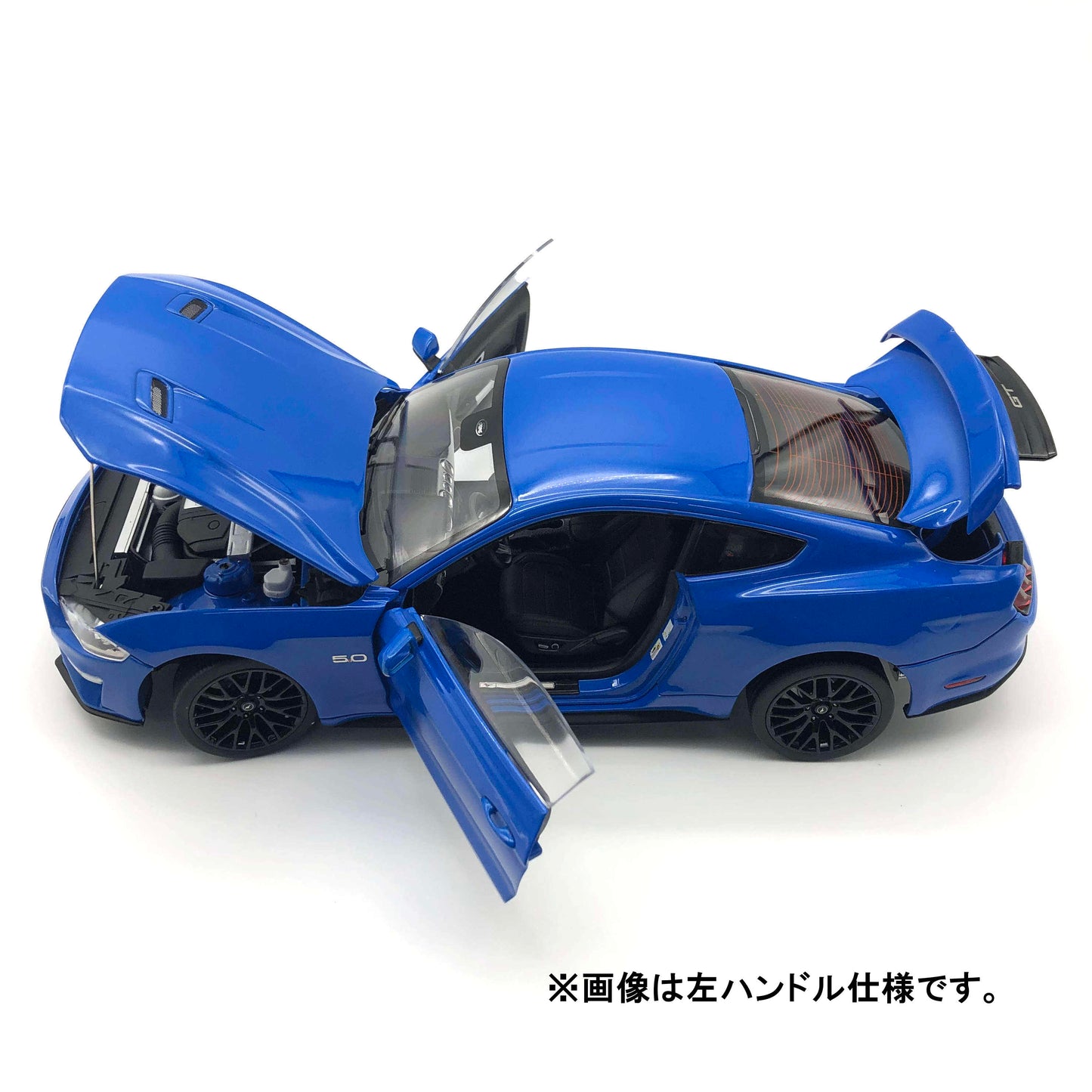 61004 DIECAST MASTERS フォード マスタング GT 2019 右ハンドル ブルー