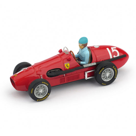 R035-CH フェラーリ 500 F2 1952年イギリスGP 優勝 #15 ALBERTO ASCARI ドライバーフィギュア付