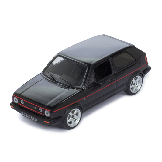 CLC417N VW ゴルフ GTI (MKII) 1984 メタリックブラック/レッドライン シルバーホイール