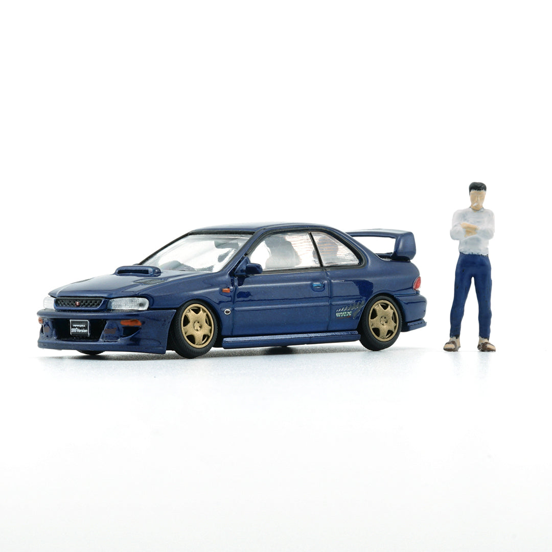 64B0077 スバル インプレッサ WRX GC8 TYPE-R カスタム ID (RHD) フィギュア付